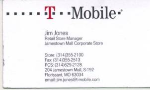 Jim Jones, T-Mobile